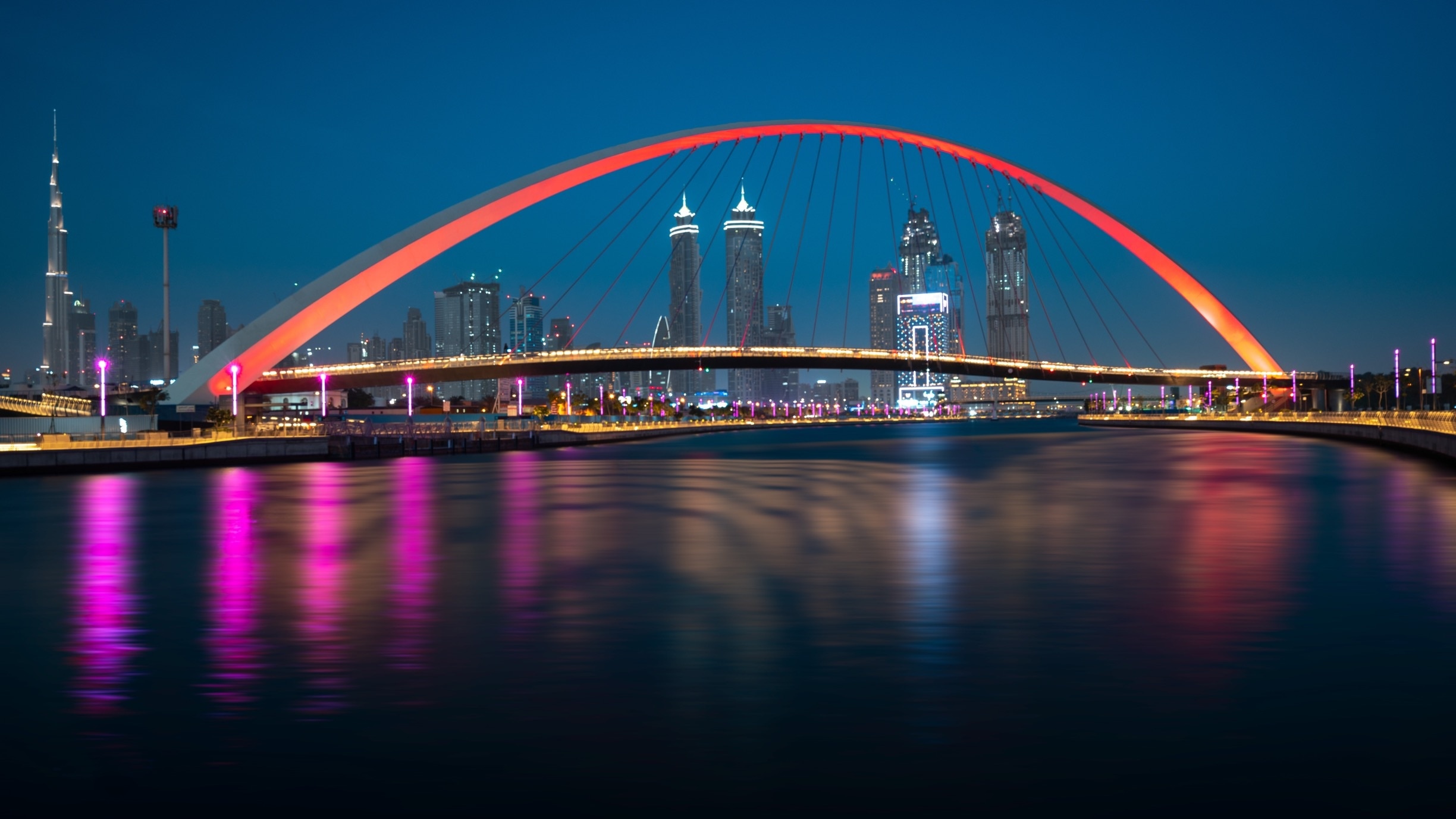 Photo of the Tolerance Bridge, Dubai Canal Walk 