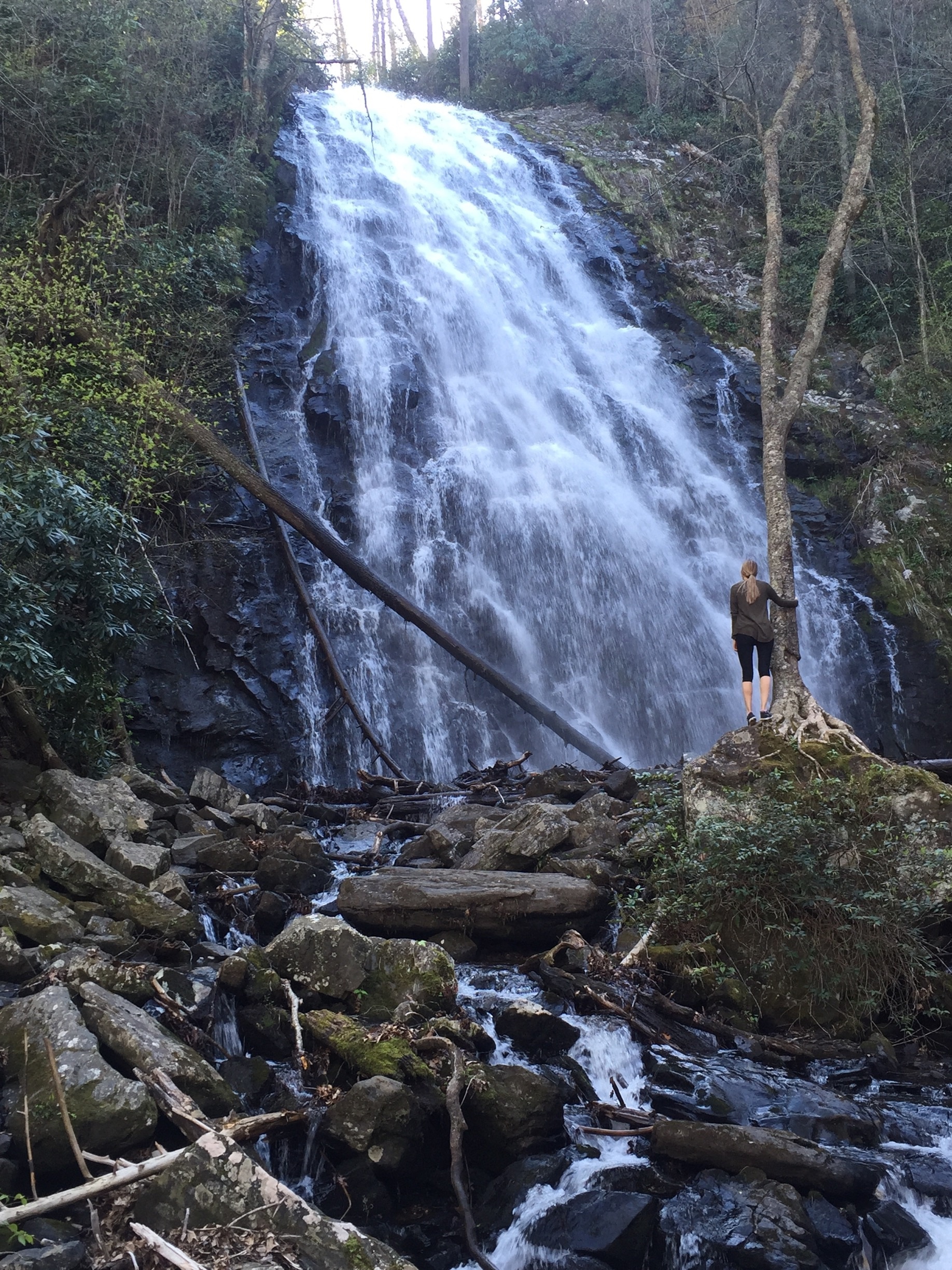 Crabtree falls, just off the Blue Ridge Parkway