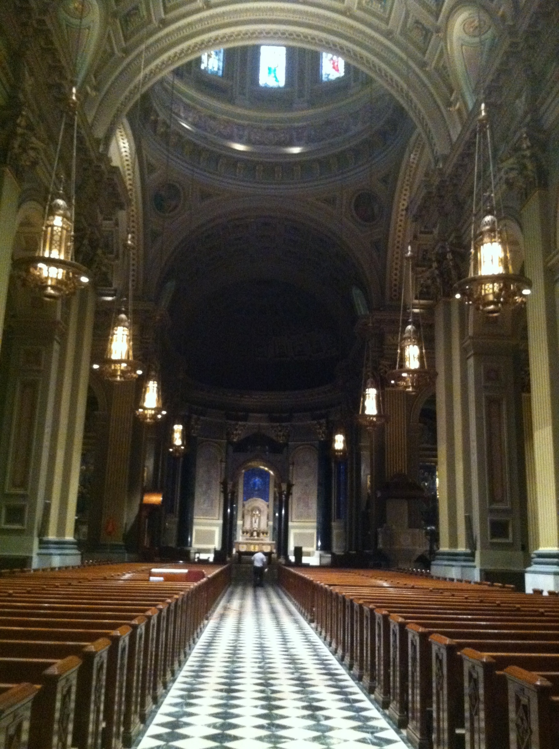 Beautiful cathedral that was near our hotel.  We took a walk and enjoyed an afternoon visit to this church.