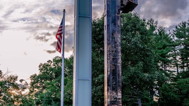 September 11 Memorial in Benson Park, Hudson, NH.  Made from steel from the Twin Towers.