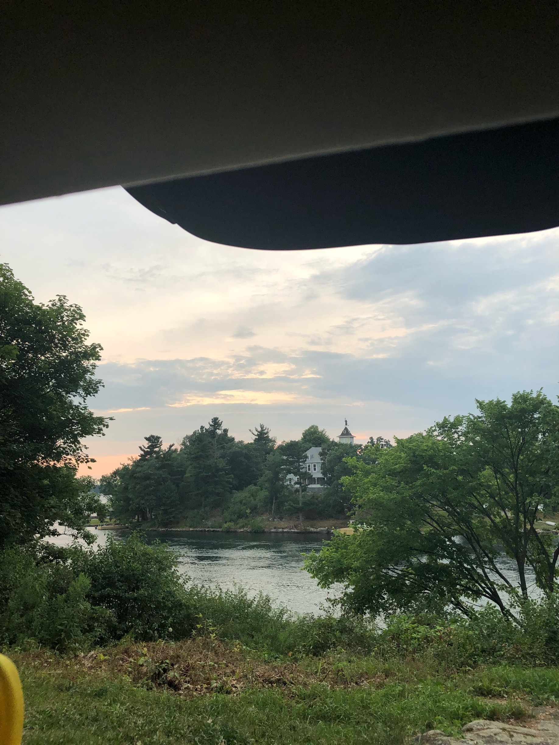 This is the view from the back of my Jeep in campsite #23; right on the river and only $18 per night!  Perfect place to car camp.