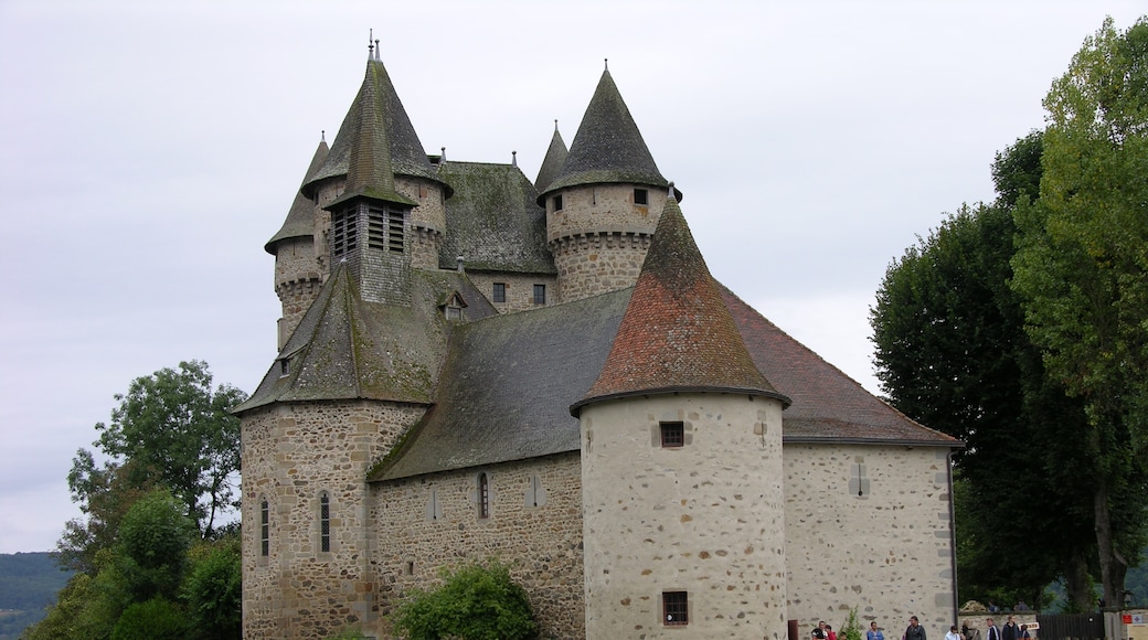 Schloss Val, Lanobre, Département Cantal, Frankreich