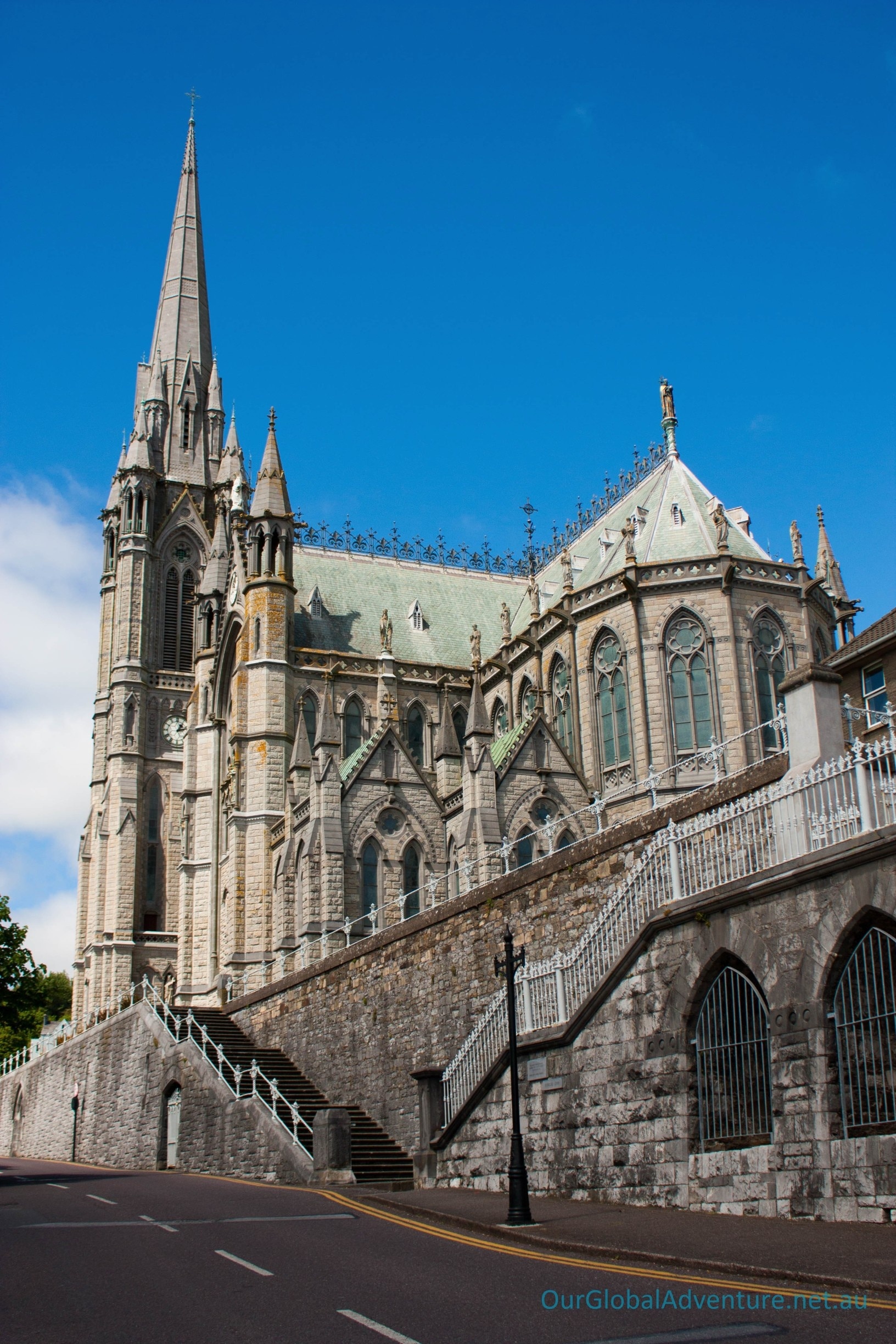 Cobh cathedral - prominent on the skyline 