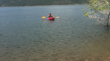 Carter Lake is a great place for camping, fishing, and just plain fun on the water #waterlust