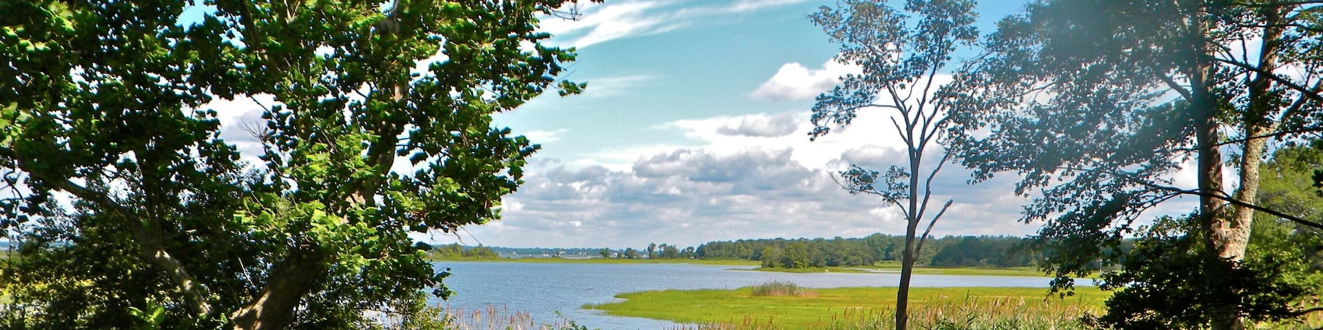 Looking out into Narragansett Bay