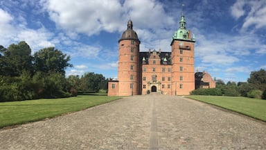 Vallø Slot, Køge, Denmark. Not a soul around - stunning place. 