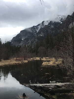 About 2.5 miles into this 12 mike hike along a creek that leads up to a lake with a look out on mountains! Be careful for when the river is high because it will cut you off so that you can’t continue the path forwards! Moderate hike wth some difficulty!