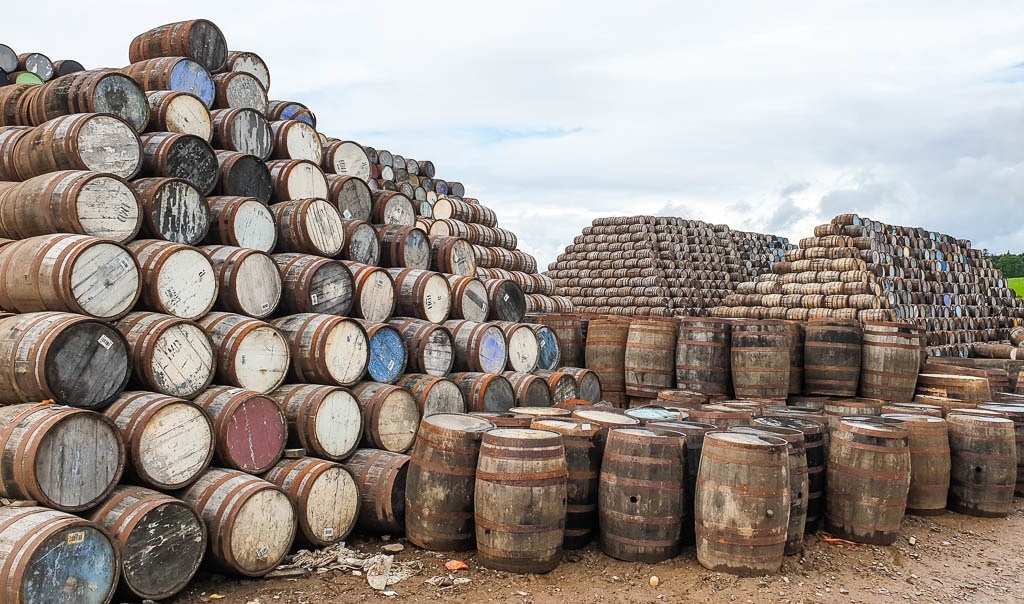 Whisky isn't whisky without barrels. The Speyside Cooperage has over 500,000 barrels waiting to be refit for use in the whisky industry. Their visitors centre offers tours to see how this process is done by hand. 