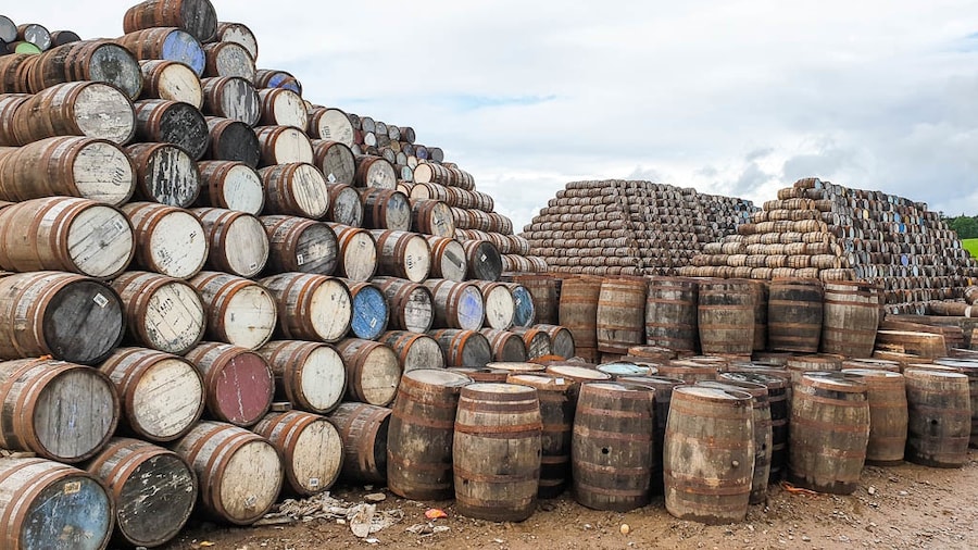 Whisky isn't whisky without barrels. The Speyside Cooperage has over 500,000 barrels waiting to be refit for use in the whisky industry. Their visitors centre offers tours to see how this process is done by hand.