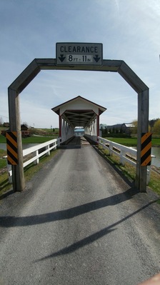 Hall's Mill Covered Bridge near Yellow Creek, PA.