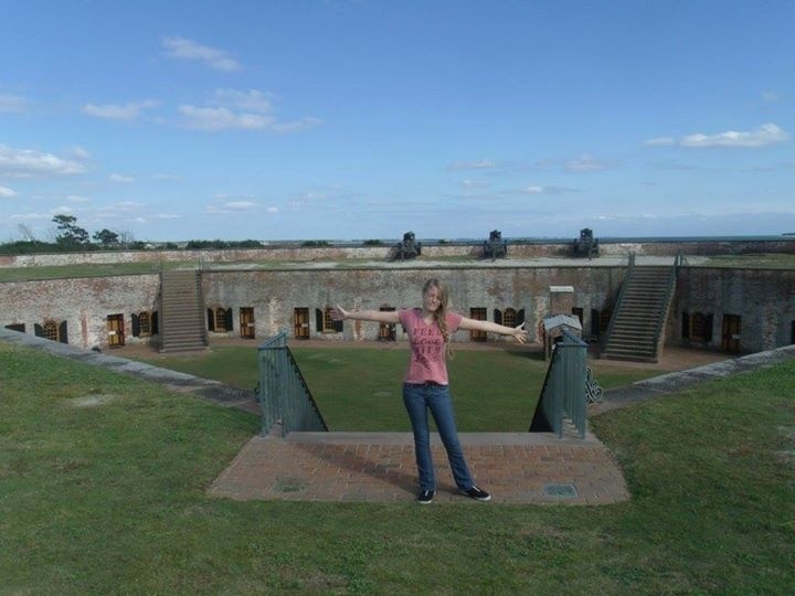 A view from the top of Fort Macon, NC