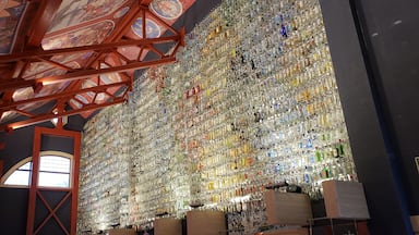 Hidden gem right off the Svir River in Russia. This vodka museum has a beautiful display of about 2,600 bottles from around the world. Given the contents, I'm shocked the employees were able to organize them so well! #LifeAtExpedia