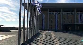 Entry courtyard at the Knesset. Jerusalem, Israel. #LifeAtExpedia