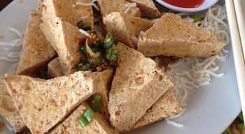 Here's another pick for those who do the Seattle-Whistler commute.  Terrific, spartan, family owned Chinese restaurant in the Westiew mall.  My favorites:   Salt & Pepper Crispy Tofu