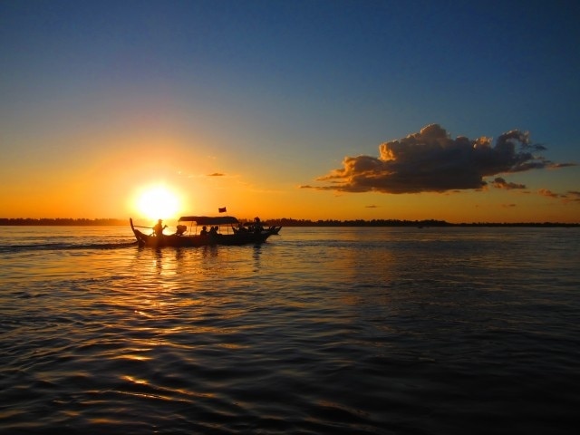 Almost all who visit Cambodia head to Siem Reap and for good reason.  However, if you are heading east to Phnom Penh leave some time in your schedule for Kratie.  On the bank of the Mekong this little town is pretty special.  It's a great place to try to spot the famous Mekong River Dolphin.  More details: http://turtlestravel.com/dont-skip-kratie-cambodia/