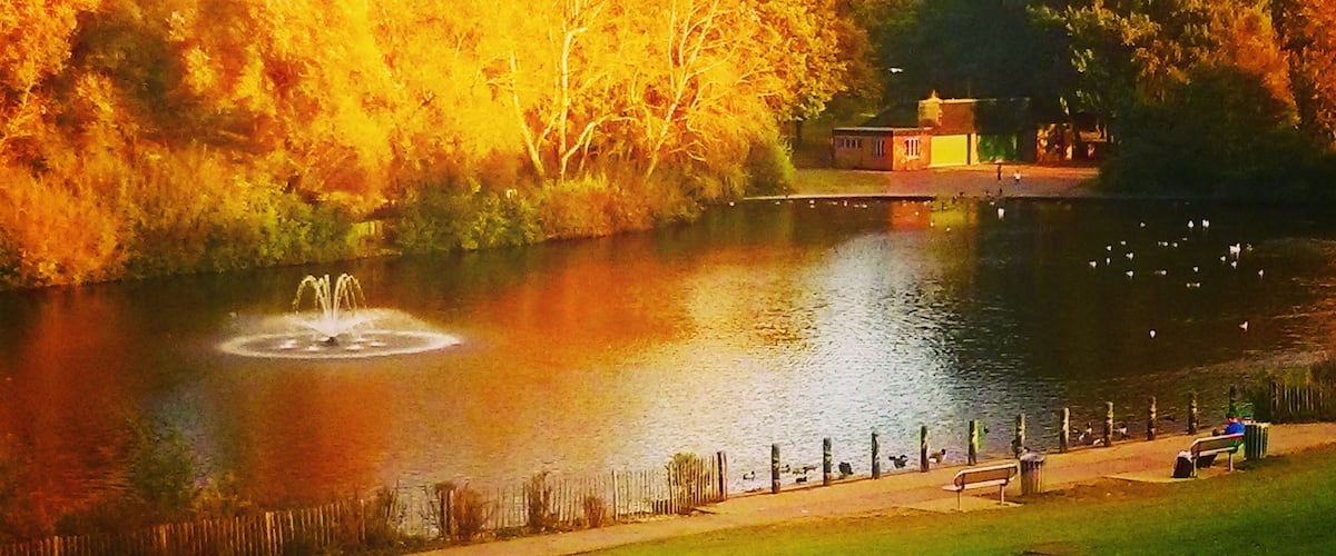 Next to a childrens play area :)