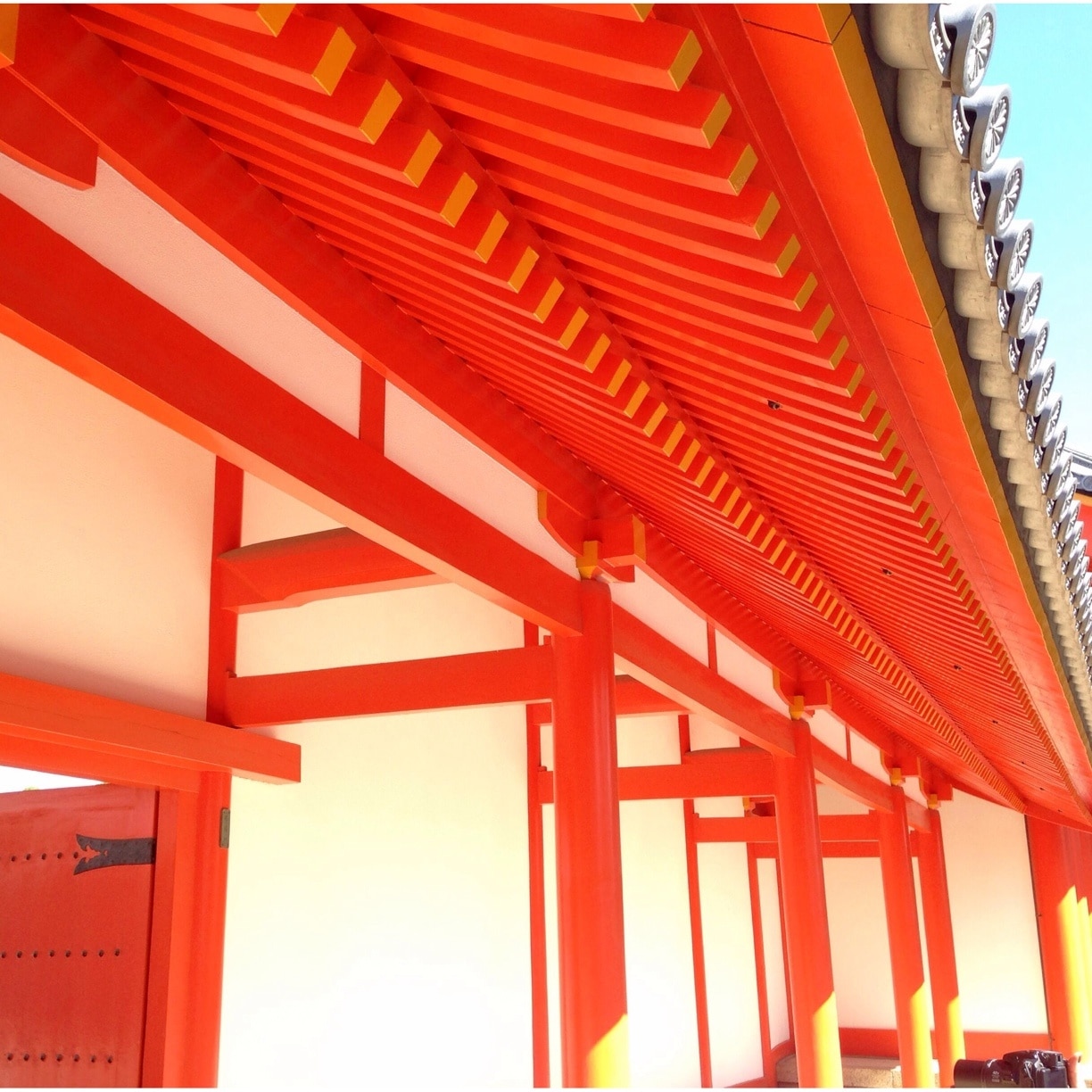 The colours of Imperial palace in Kyoto
