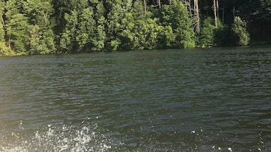 Beautiful lake in Pennsylvania, clean lake