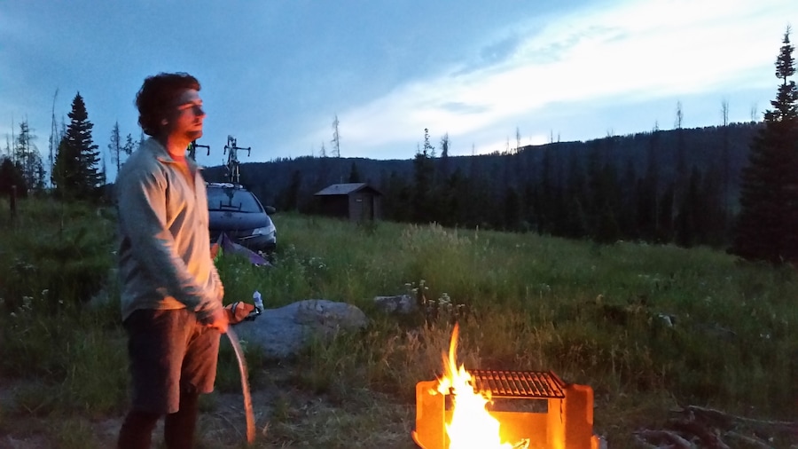 About 30 minutes outside of Steamboat Springs. There is a lot of national forest with free camping and lots of cheap $10 camping as well. #WeekendGetAway #Colorado #Camping #Hiking