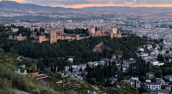 Sunset over the Alhambra as seen from the San Miguel viewpoint in #Granada #Spain #LifeatExpedia