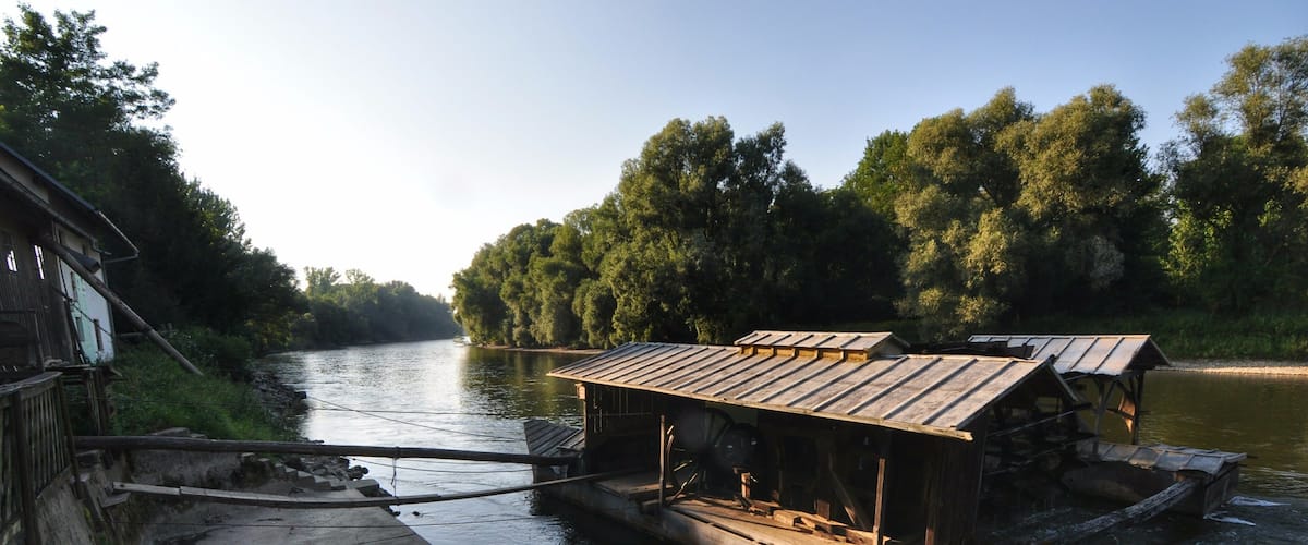 Babičev mlin na muri ... 
#Veržej #Slovenija #river #Mura