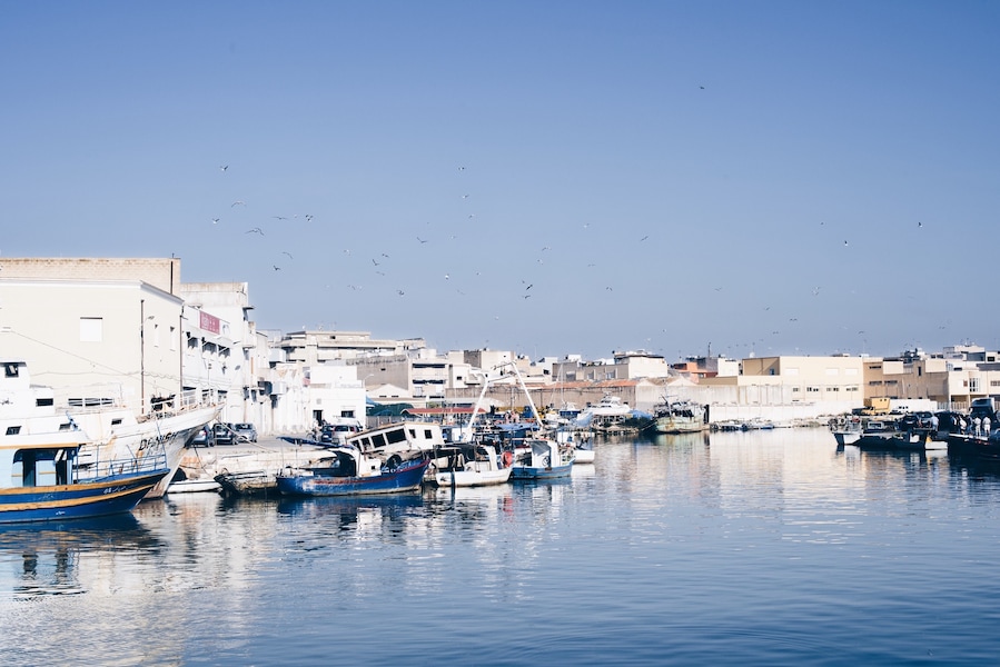 Sicily on the road // veduta del porto di Trapani #blue