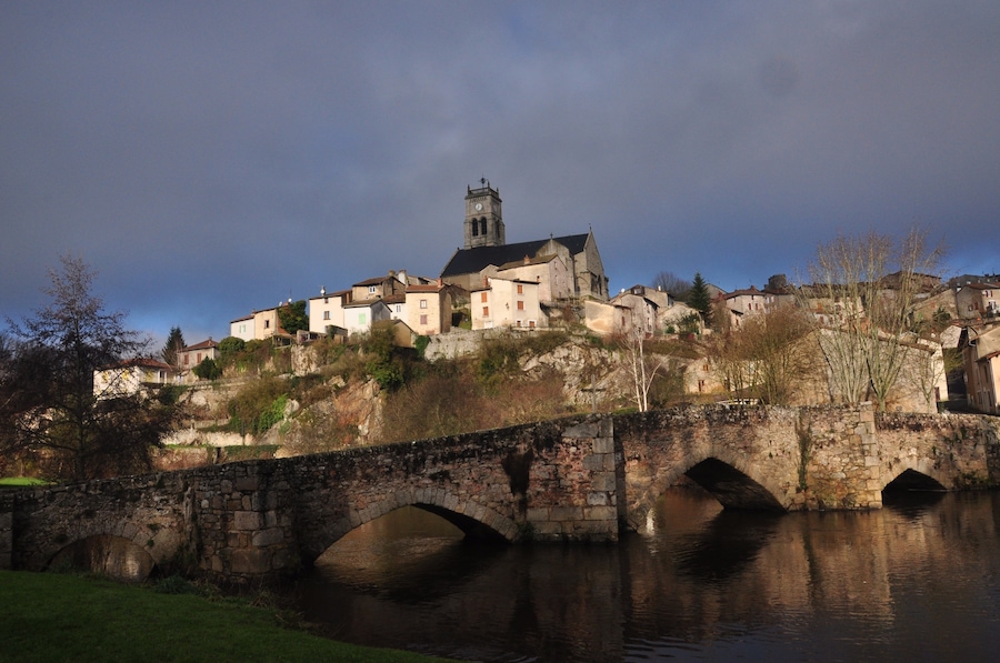 It was a steep walk up to the town from the river, but definitely worth it. It's a bigger town than it looks from this angle and feels more real and alive than the pretty villages we'd been driving through in the area.