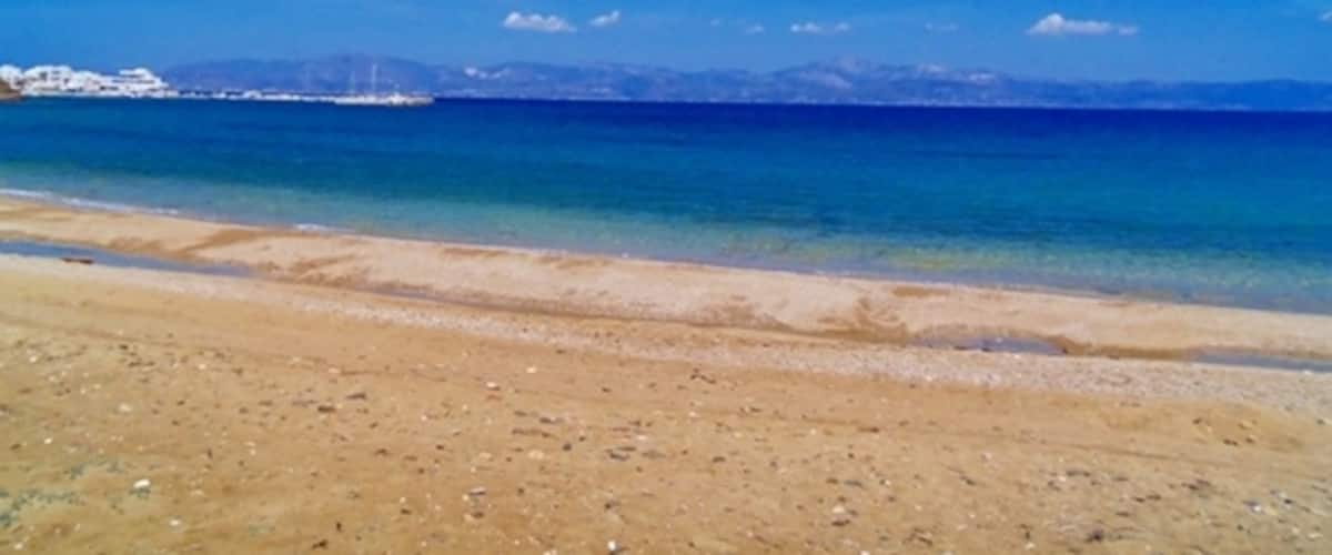 Crystal clear waters and blonde sand create a unique ideal picture. If you ever happen to be on the island of Paros, Logaras is a place you shouldn’t miss to visit!