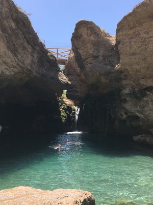 This is an amazing spot to cool off on the Spanish sun, found on the app so thanks so much