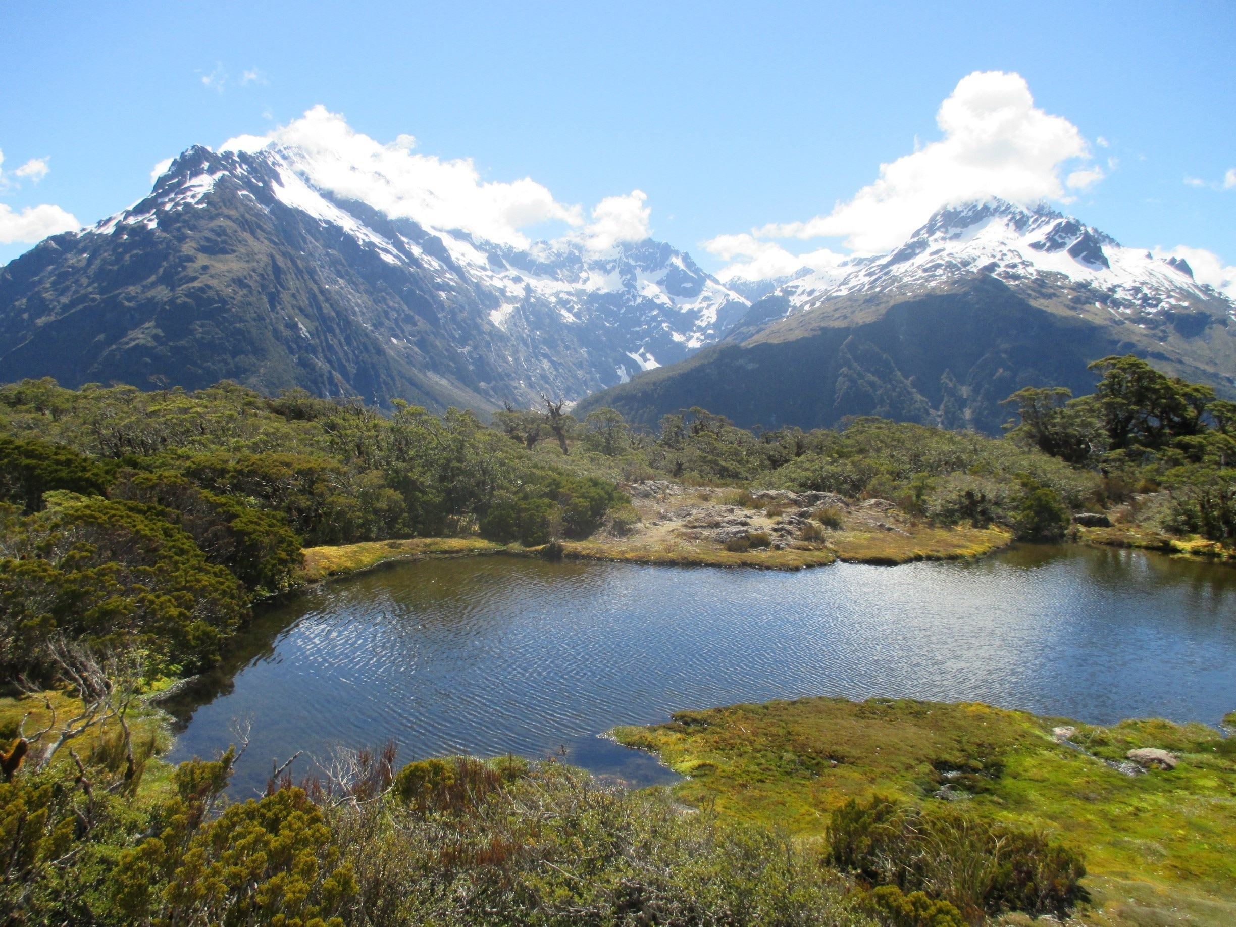 The Key Summit Track is a beautiful short day hike off the Milford Road in New Zealand. 3.4km return from the main road. Also accessible as a detour at the end or beginning of the Routeburn Track. #Hiking #Milford #NewZealand