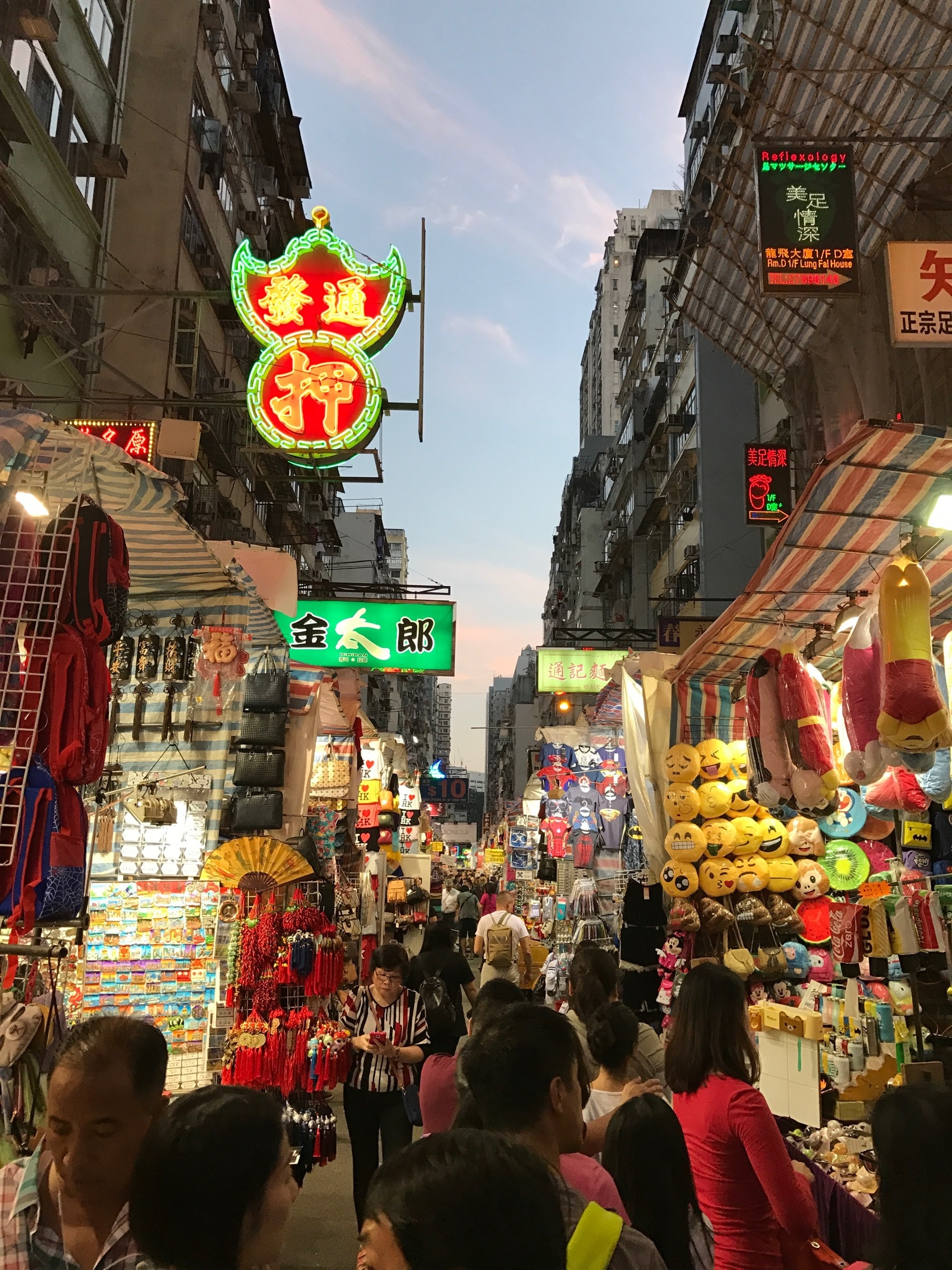 Exploring Mong Kok and the Ladies Market in Hong Kong