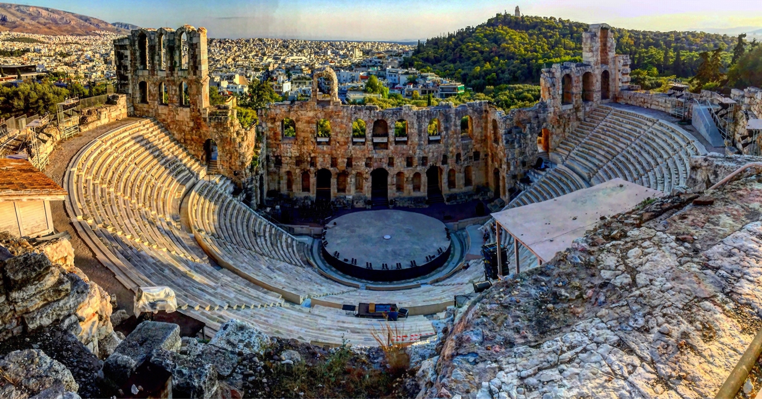 Odeon des Herodes Atticus in Stadtzentrum von Athen Touren und