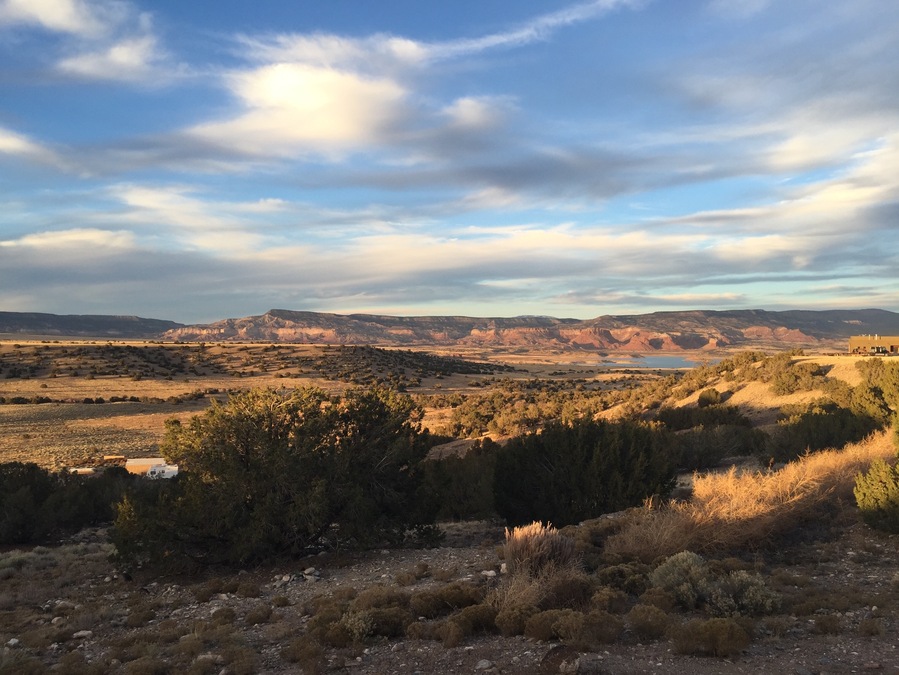 Nestled on a plateau between the Carson National Forest and the Jemez National Recreation Area, is the town on Abiquiu New Mexico. Mostly famous for The Ghost Ranch #ghostranch , where Georgia O'Keeffe found most of her motivation for her paintings. She was also a friend of Ansel Adams. My favorite part of our stay was watching the weather patterns change and hearing the coyotes howl at each other all the way up and down the canyon . #nationalpark