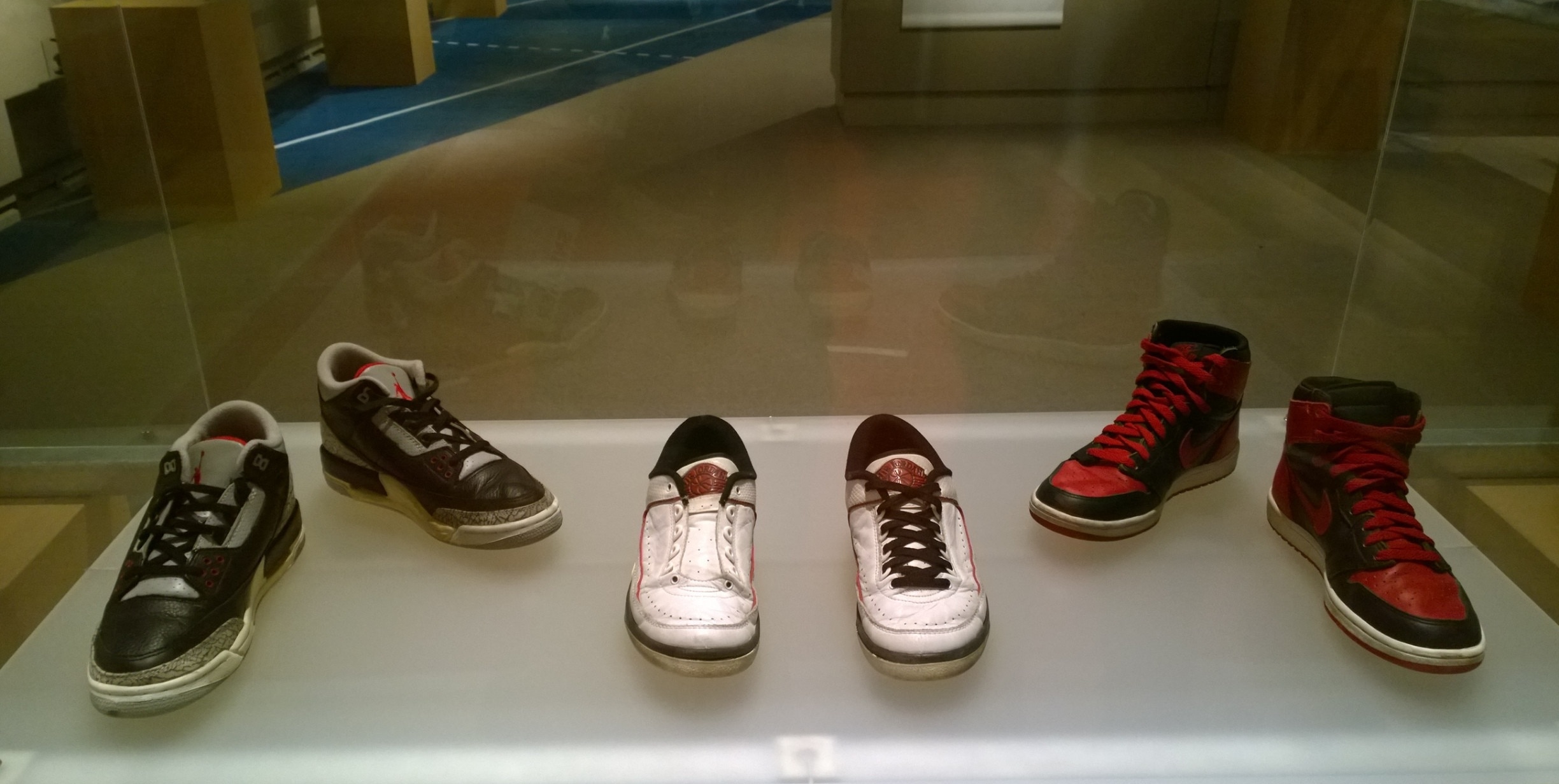 The first three releases in the Air Jordan series, a part of the #SneakerCulture exhibit.

The Rise of Sneaker Culture at the Toledo Museum of art explores the athletic shoe from its origins in the mid-1800s to its current place in high-fashion.