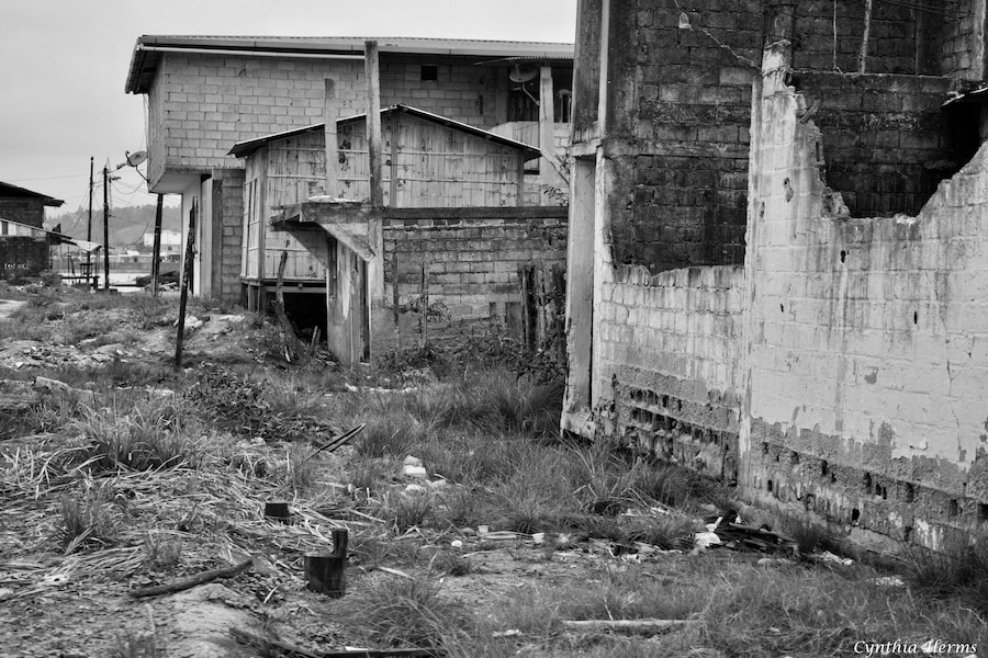 Not everything when we travel is beautiful. Some things are harder to view. Like the devastation the earthquake in Ecuador (April, 2016) brought. Many of the homes on this island are yet to be repaired, as for some families the costs of repair are more than they have. Yet life continues on. #Muisne #Ecuador #travel #earthquakes #islandlife #CynthiaHerms