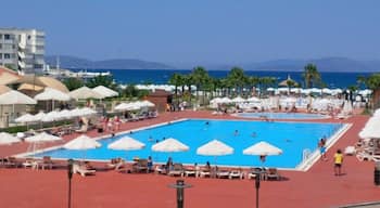 The blue of the pool is only beaten by the blue of the #Med sea! #Izmir, #Turkey. #EndlessSummer 