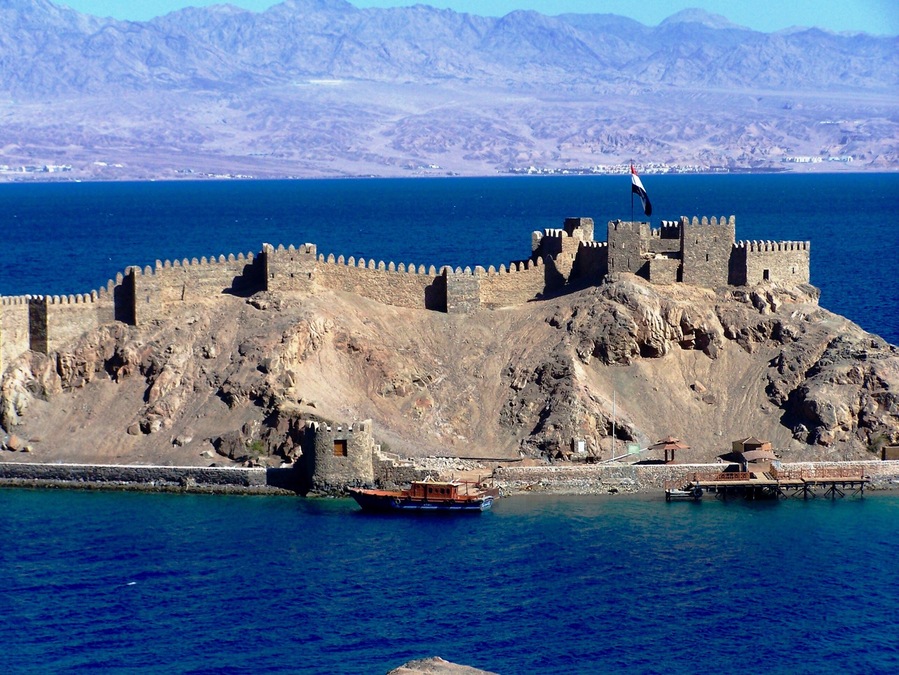 We were in Egypt when I took this picture. On the other side of the Red Sea, (Gulf of Aqaba at this location) is either Jordan or Saudi Arabia. Probably the latter. Israel is to the left. We spent the night in Eilat.