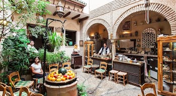 Adorable spot for a break while wandering around Cordoba.  We happened upon it by chance, and it looked so cute we had to check it out.  We were quite content sitting in the courtyard while sipping a sweet horchata and a lovely orange flavored iced tea.