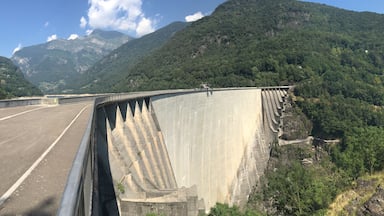 Second view of Verzasca Dam. 