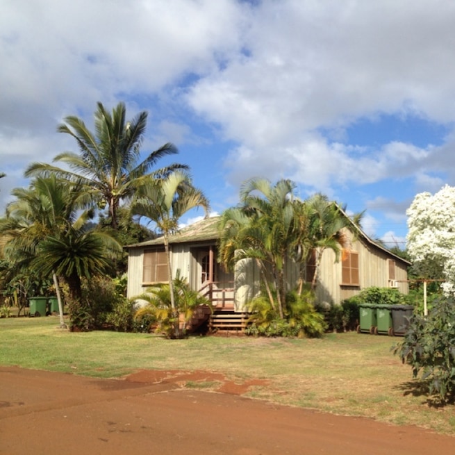 Kunia Camp is a step back in time. It's a historic plantation village with the vast majority of its houses intact. A lot of the homes are not in good shape but Kunia is still a working agricultural community. Nothing Disney about this place.