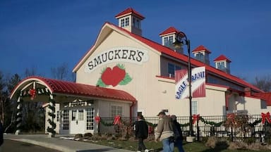 This is the Smuckers outlet in Orville.  Great selection of jams and other gift items.