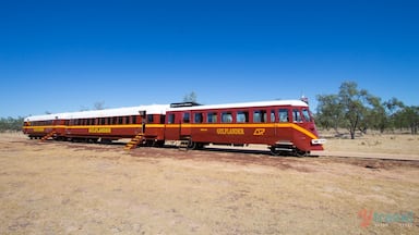 The Gulflander train is a nice scenic rail journey starting from Normanton on the Savannah Way in Outback Queensland. 