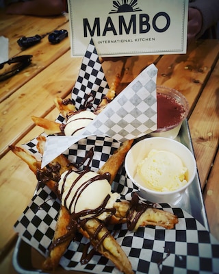 Banana Nutella Eggroll is just amazing. #TroverFoodies