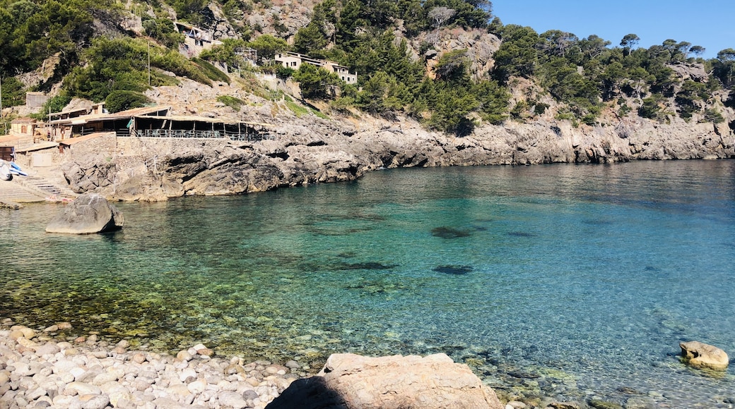 Cala Deia, Deià, Balearerna, Spanien