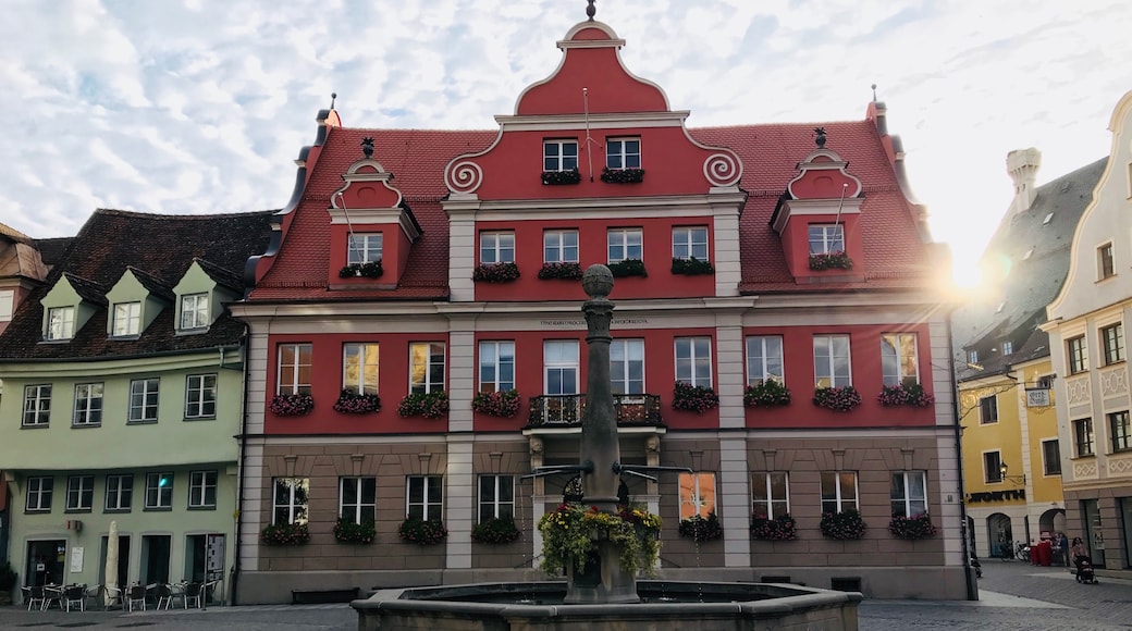 Hôtel de ville de Memmingen, Memmingen, Bavière, Allemagne