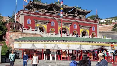Kumbum Monastery, one of the most important temples in Tibetan Buddhism.