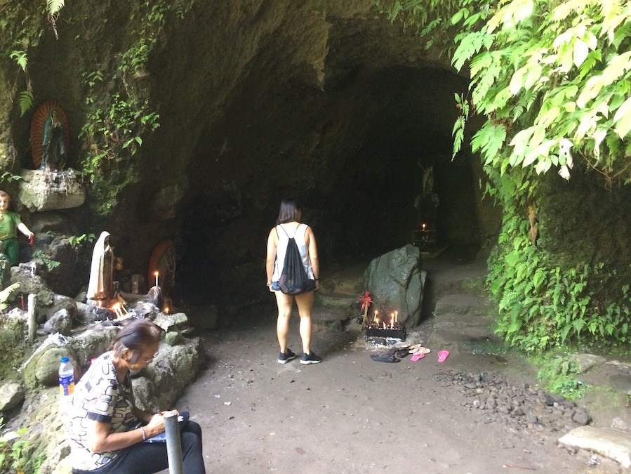 Kanabuhayan spring... great caves with holy ground.