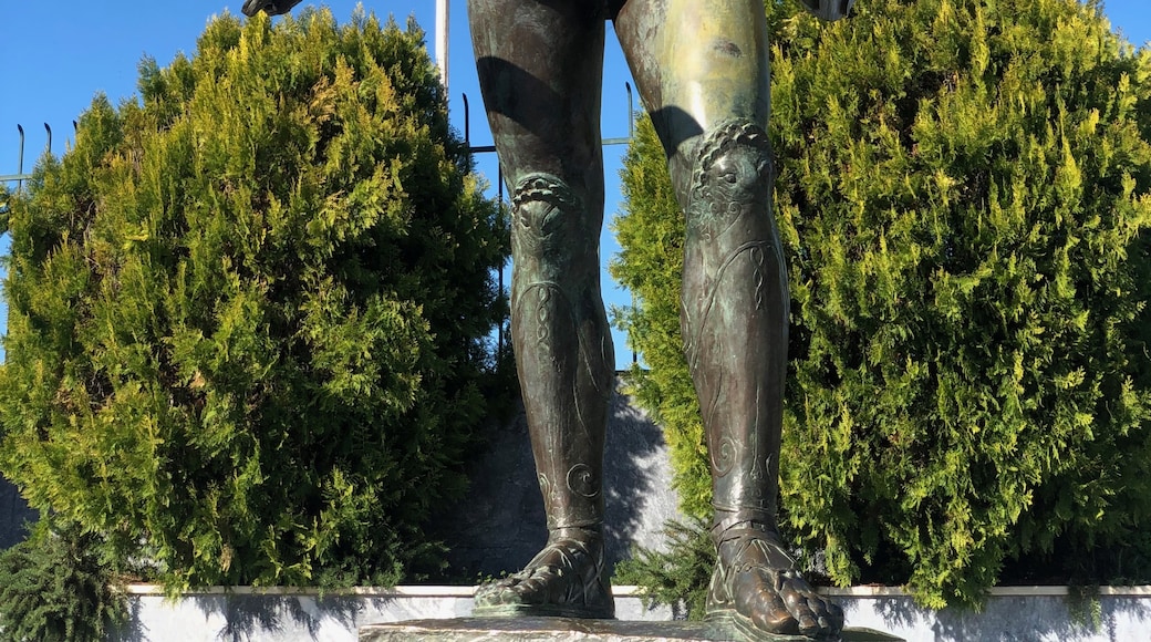 King Leonidas Statue, Sparta, Peloponnese, Greece