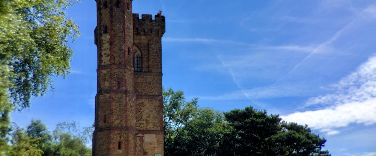 Beautiful viewpoint overlooking a panoramic scene across Surrey with the London skyline in the distance. Telescopes available at top of National Trust Tower. Refreshment bar available.