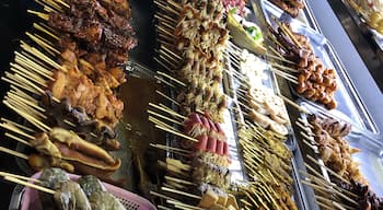 Awesome BBQ and beers on the streets of Chinatown in Yangon